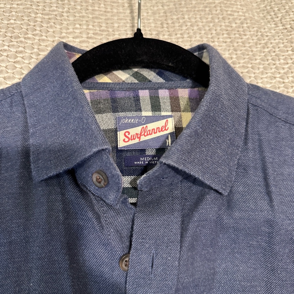 Johnnie-O Casual Button-Down Shirt / Twilight (Navy) Color / Men’s M Size - Picture 2 of 7